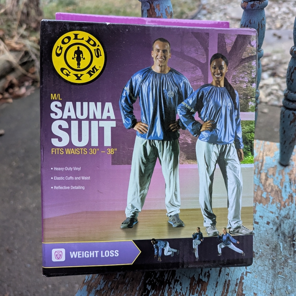 NEW Golds Gym Sauna Suit Weight Loss Size M/L